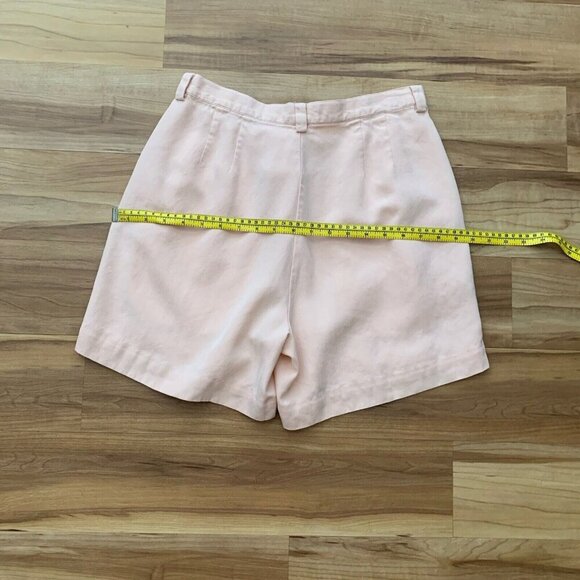 Tommy Bahama Women's Silk Pleated Shorts Soft Peach Size 10 - Picture 5 of 8